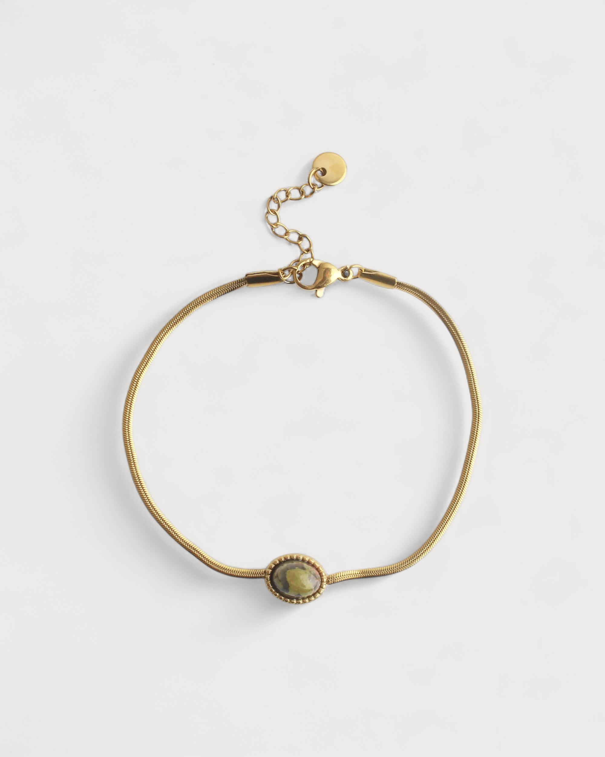 Kate - Armband - Naturstein - Edelstahl