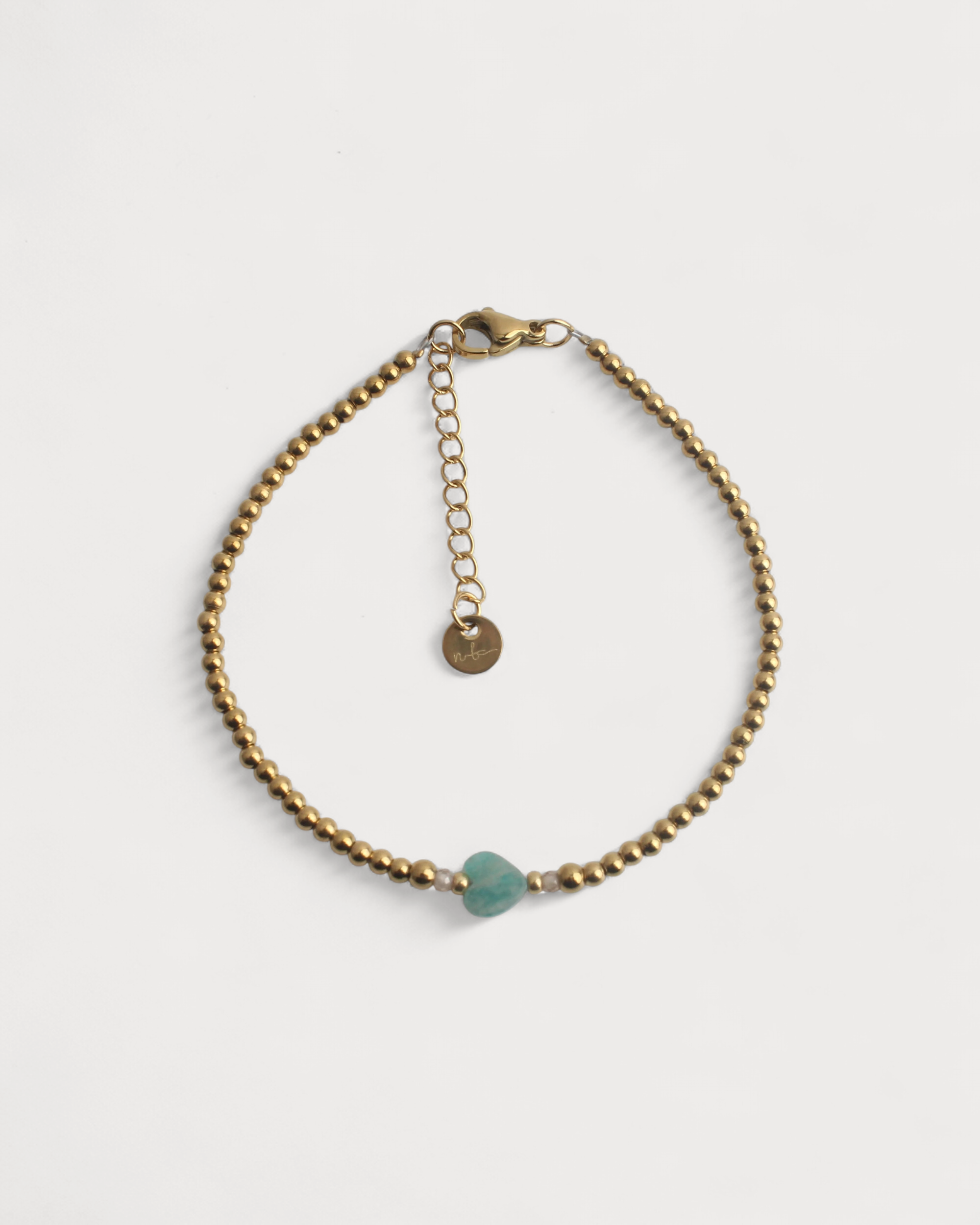 Jill - Armband - Naturstein - Edelstahl