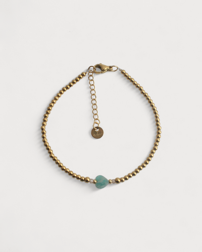 Jill - Armband - Naturstein - Edelstahl