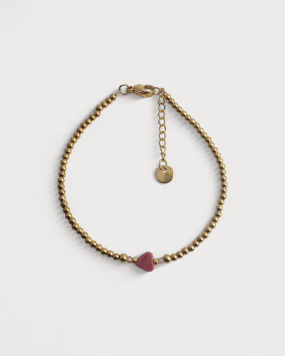 Jill - Armband - Naturstein - Edelstahl