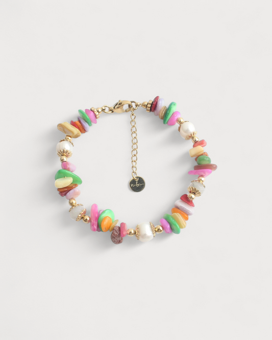 Rainbow Shell - Armband - Edelstahl