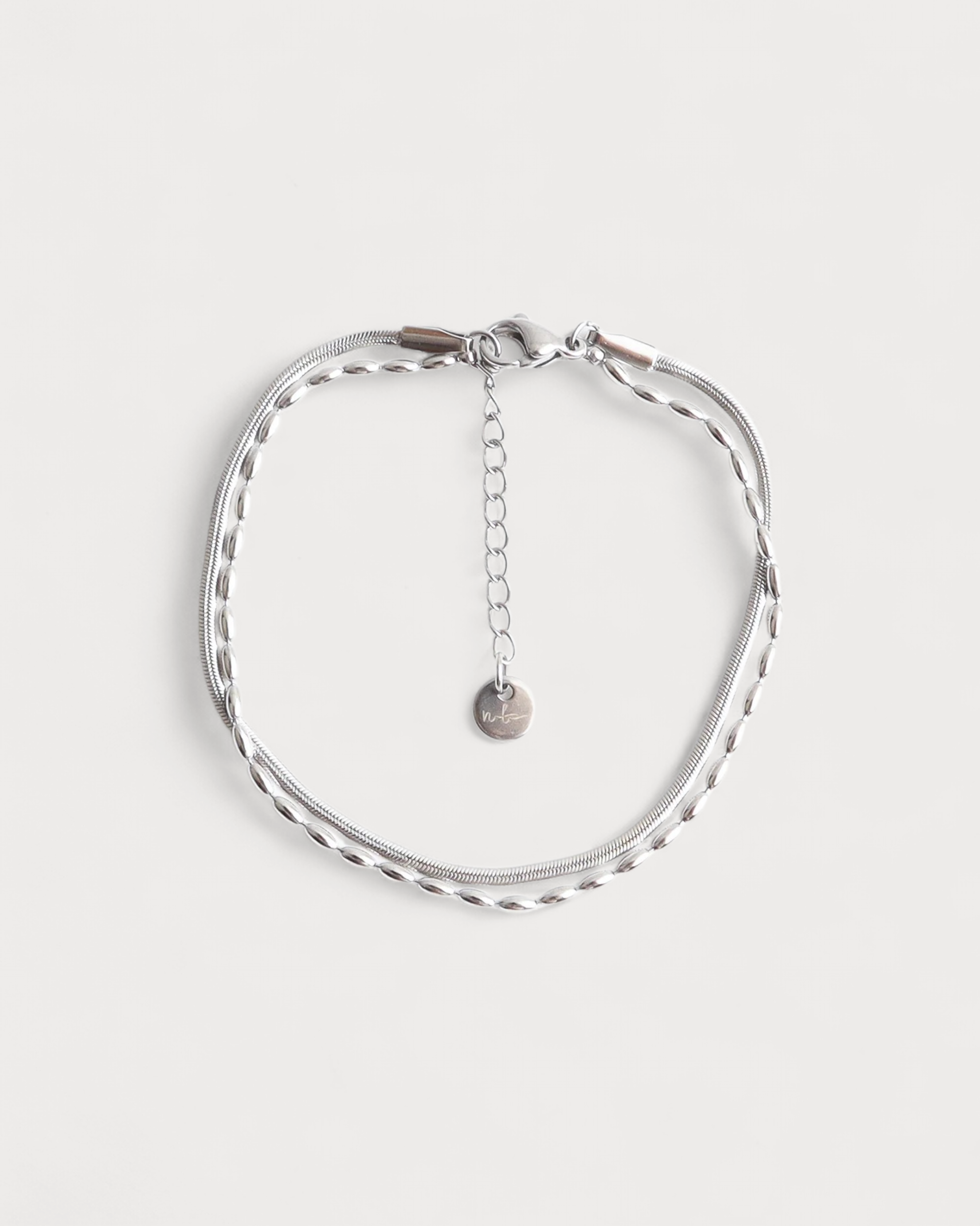 Minimalistisch - Armband - 2 Schichten - Edelstahl