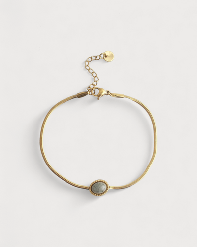 Kate - Armband - Naturstein - Edelstahl