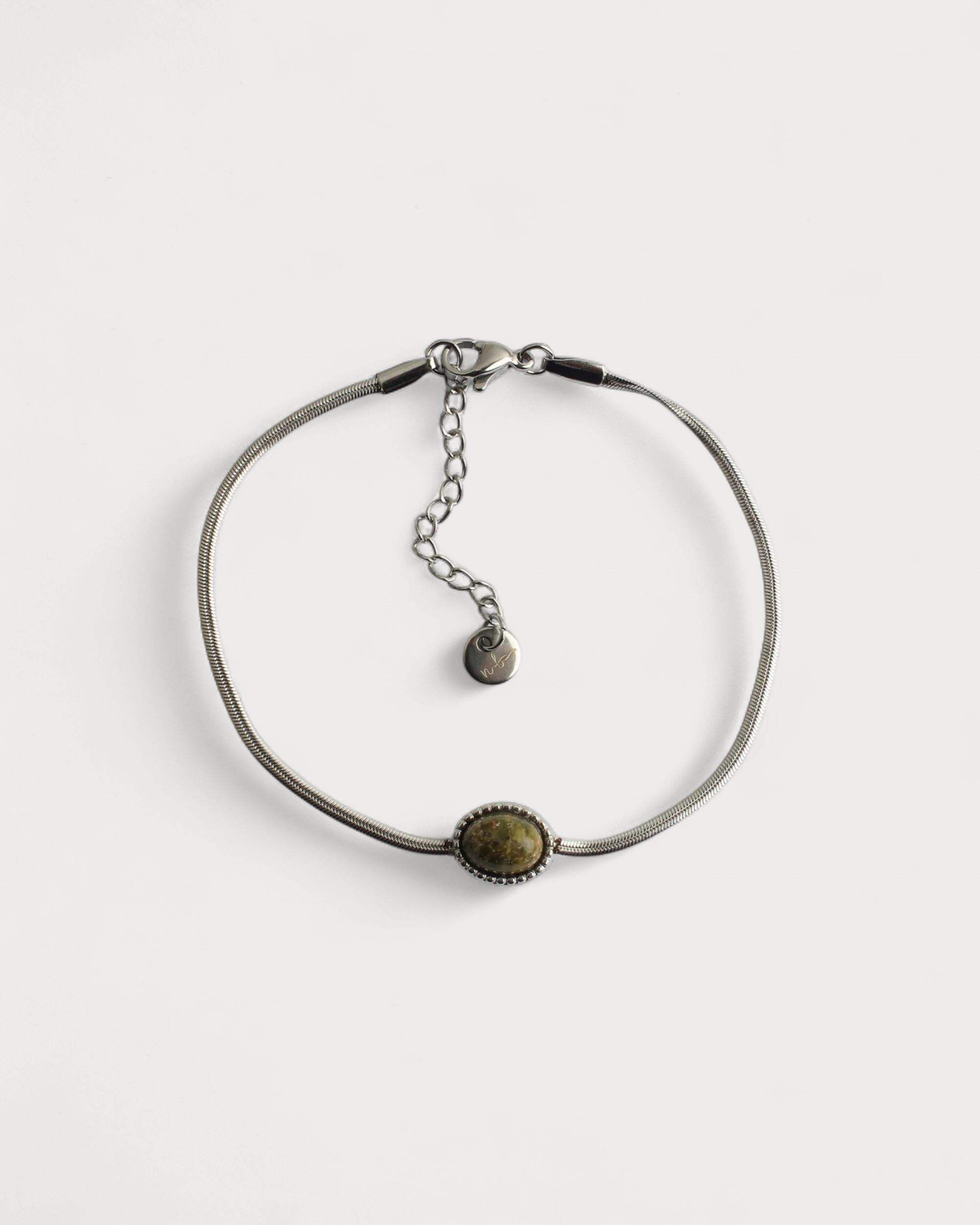 Kate - Armband - Naturstein - Edelstahl
