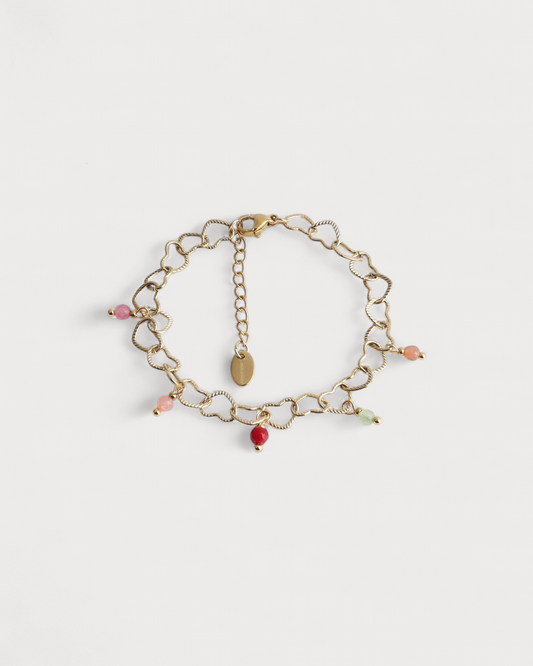 Pomme – Armband – Naturstein – Edelstahl