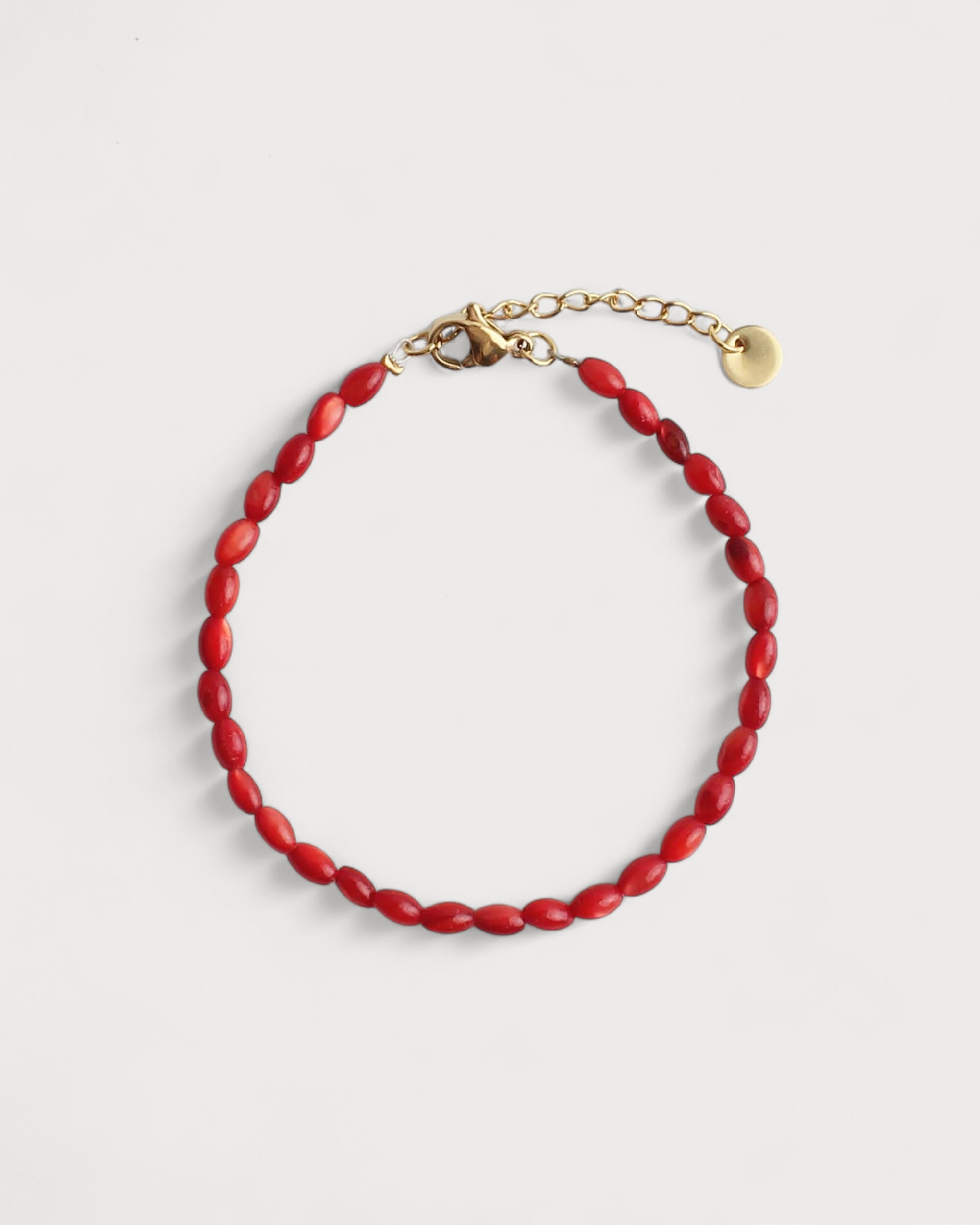 Echte Muschel - Armband - Edelstahl