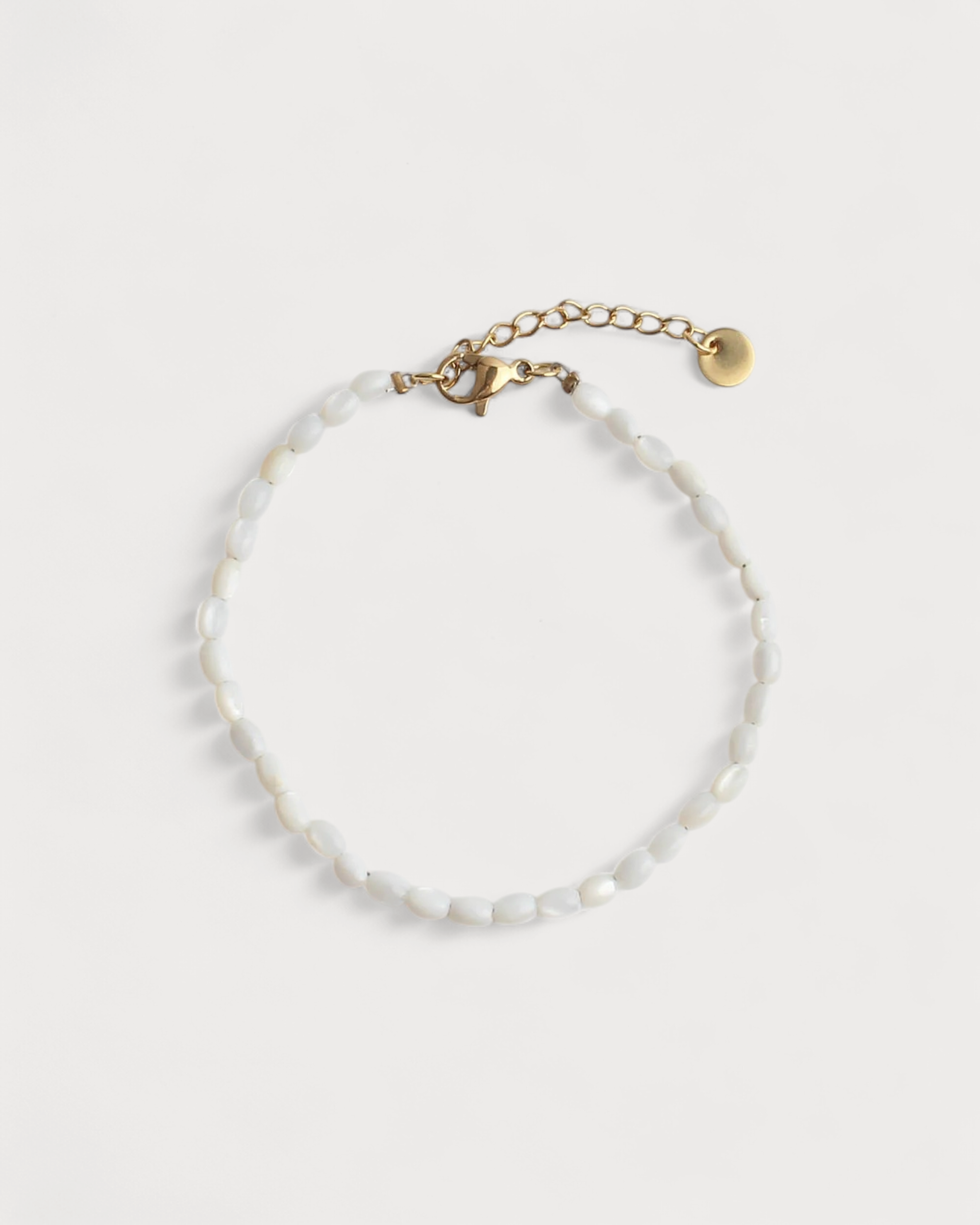 Echte Muschel - Armband - Edelstahl