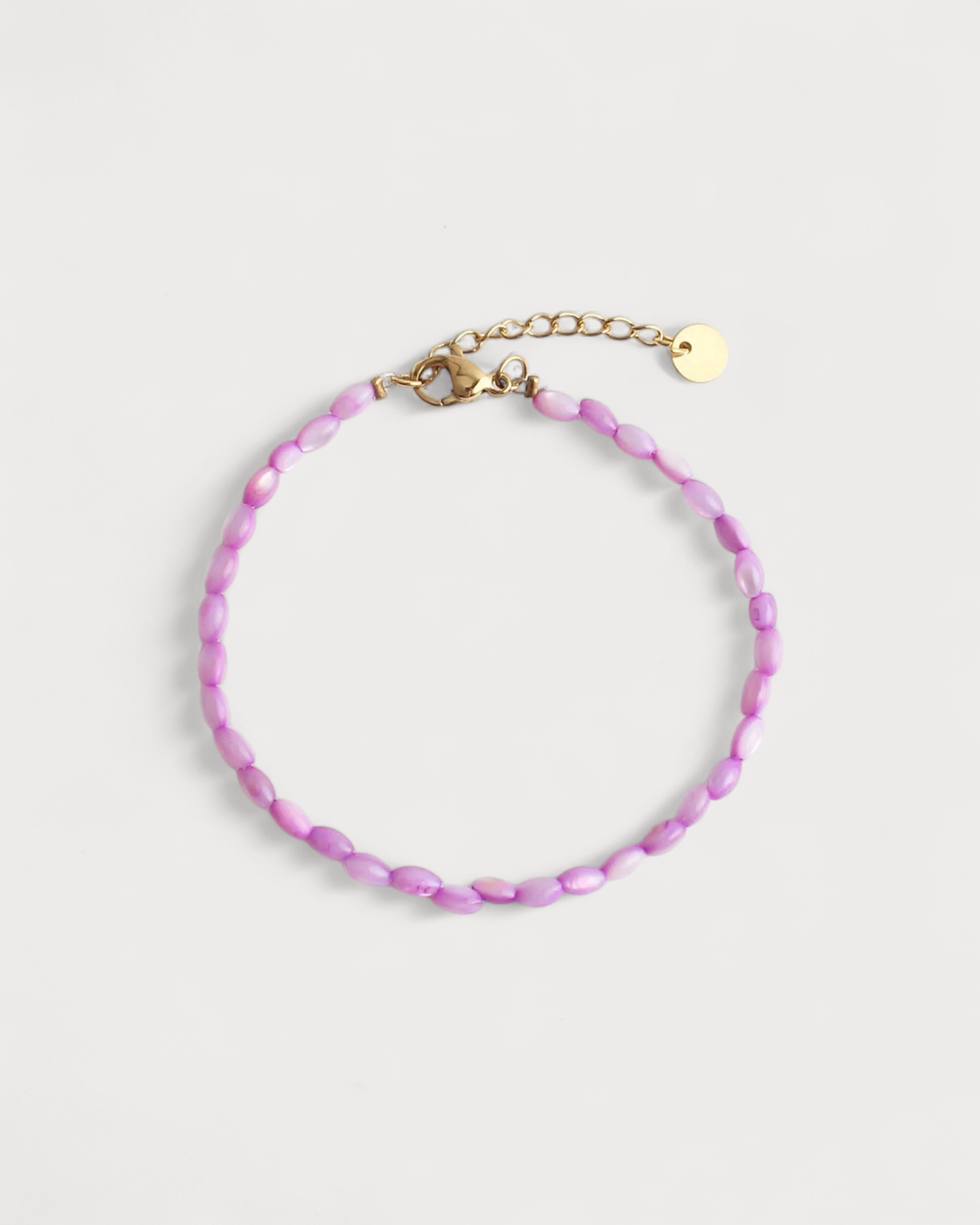 Echte Muschel - Armband - Edelstahl