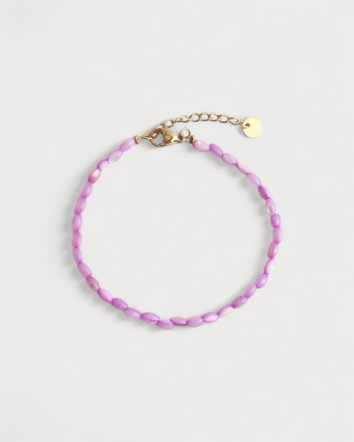 Echte Muschel - Armband - Edelstahl