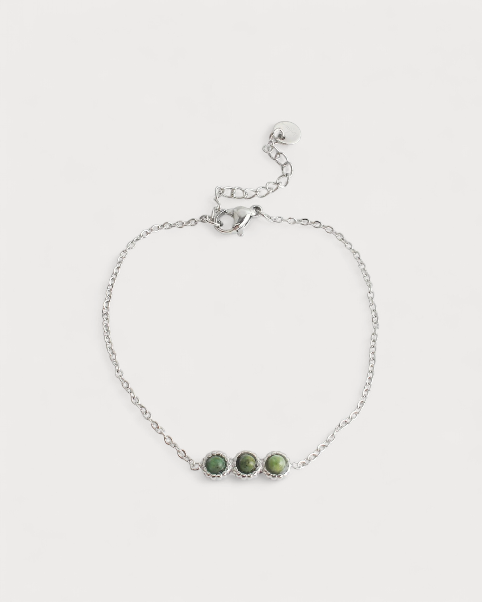 Demi - Armband - Naturstein - Edelstahl