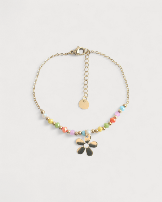 Flower Power - Armband - Edelstahl