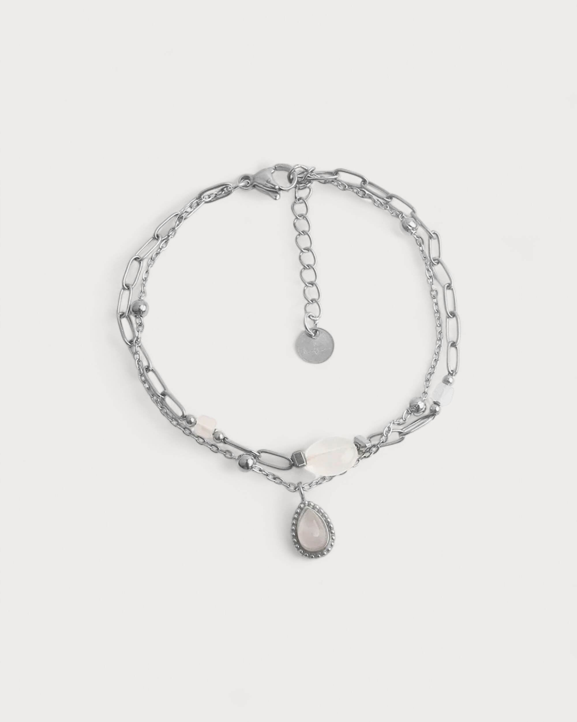 Kela - Armband - Naturstein - Edelstahl