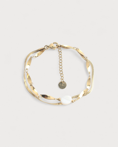 Noralie - Armband - Naturstein - Edelstahl