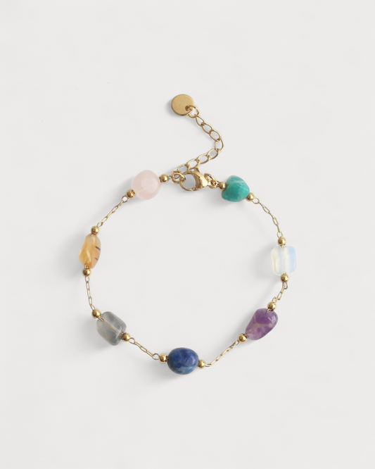 Fiene - Armband - Naturstein - Edelstahl