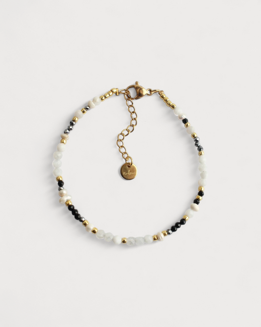 Tira - Armband - Naturstein - Edelstahl