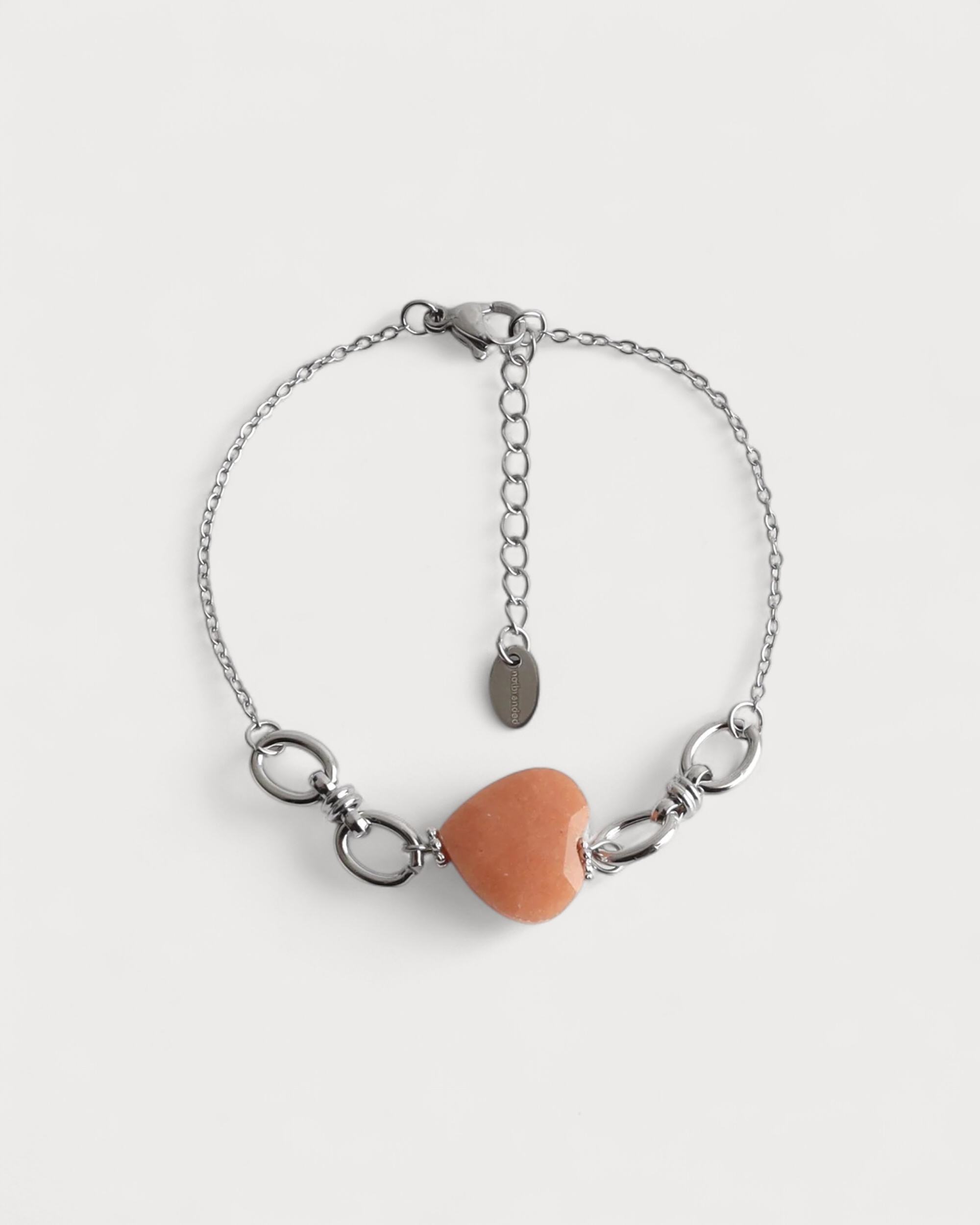 Crystel - Armband - Naturstein - Edelstahl