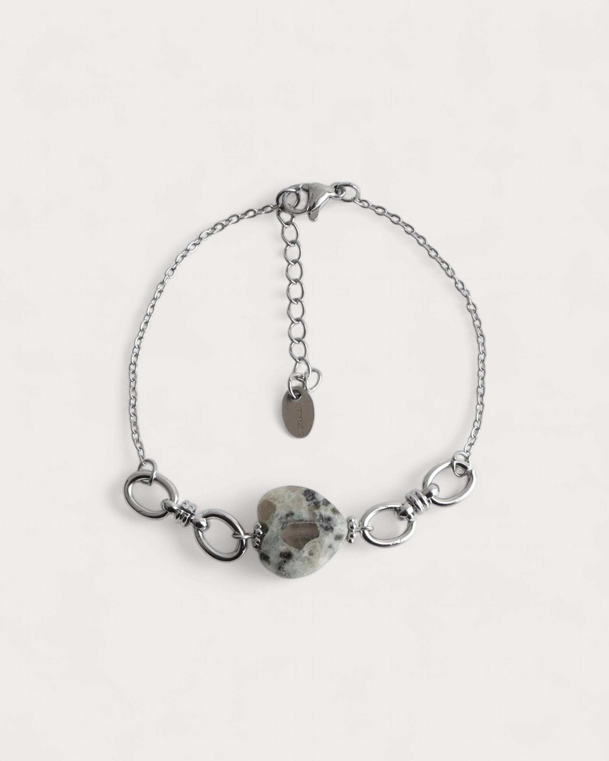 Crystel - Armband - Naturstein - Edelstahl