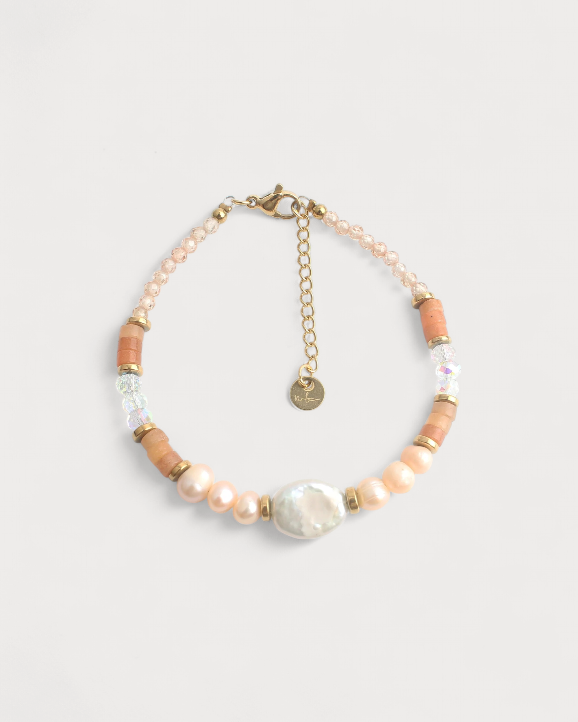 Katara - Armband - Naturstein - Edelstahl