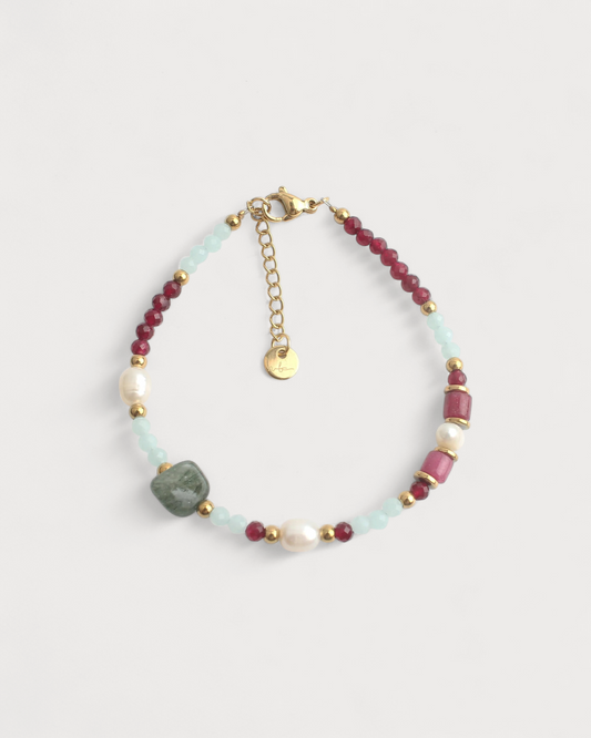 Katara - Armband - Naturstein - Edelstahl