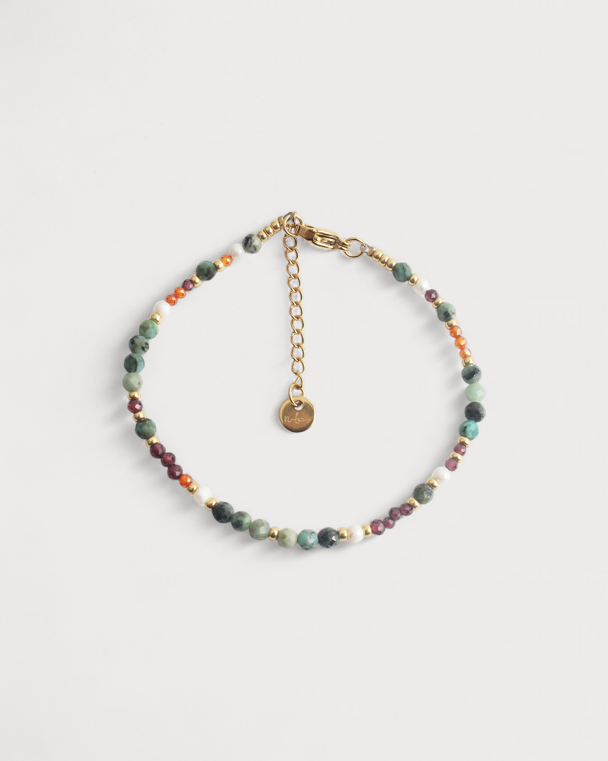 Tira - Armband - Naturstein - Edelstahl