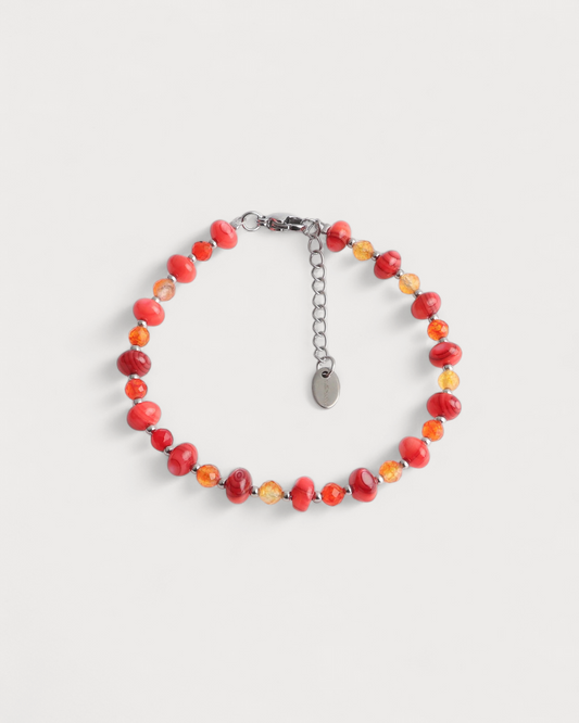 Celia - Armband - Naturstein - Edelstahl