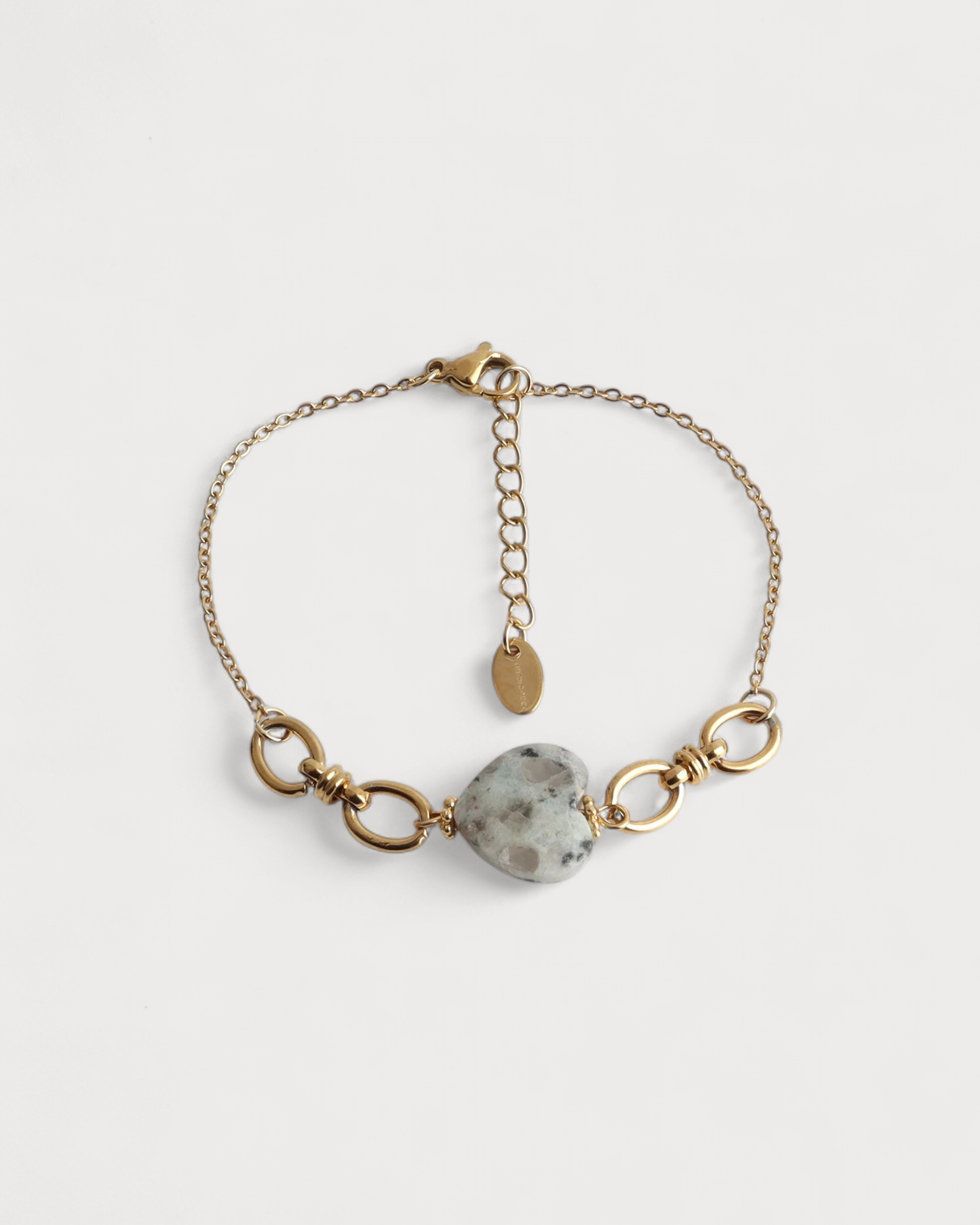 Crystel - Armband - Naturstein - Edelstahl