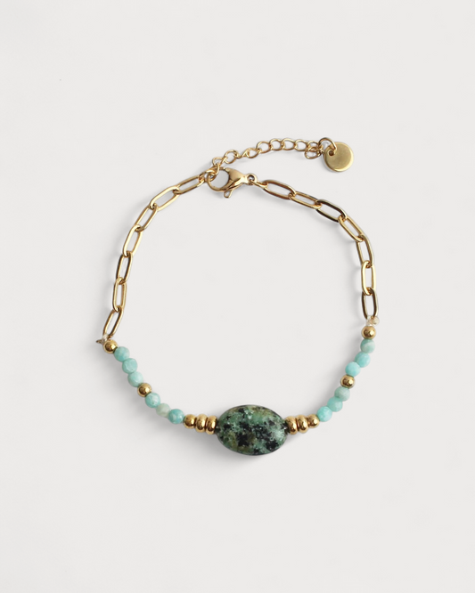 Fila - Armbänder - Naturstein - Edelstahl