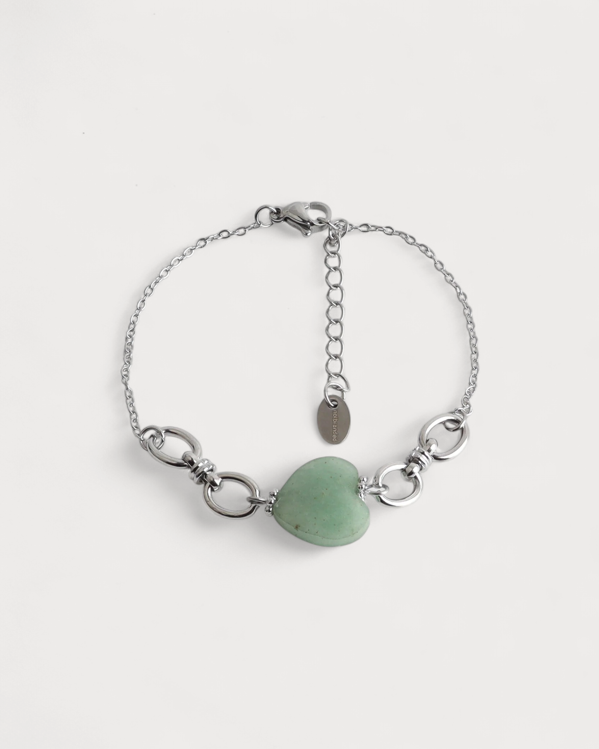 Crystel - Armband - Naturstein - Edelstahl
