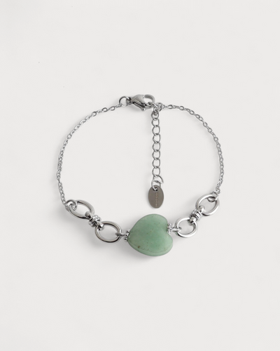 Crystel - Armband - Naturstein - Edelstahl