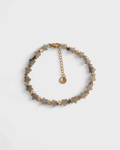 Stargazing - Armband - Naturstein - Edelstahl
