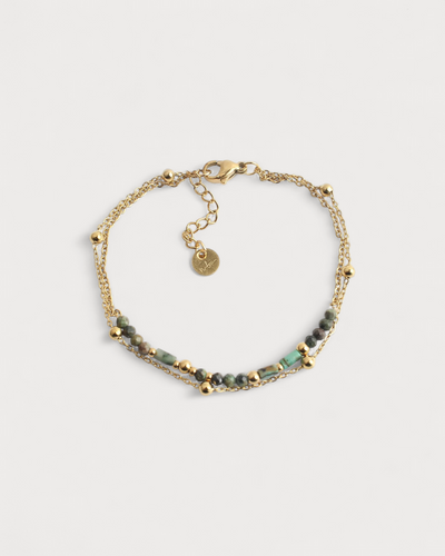 Magdalena - Armband - Naturstein - Edelstahl