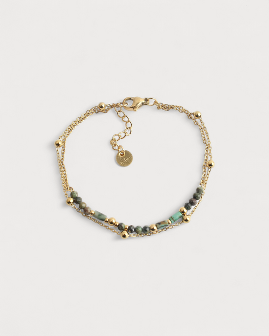 Magdalena - Armband - Naturstein - Edelstahl