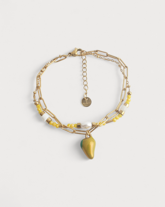 Fruity Lemon - Armband - Edelstahl