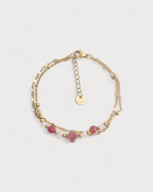 Madeleine - Armband - Naturstein - Edelstahl