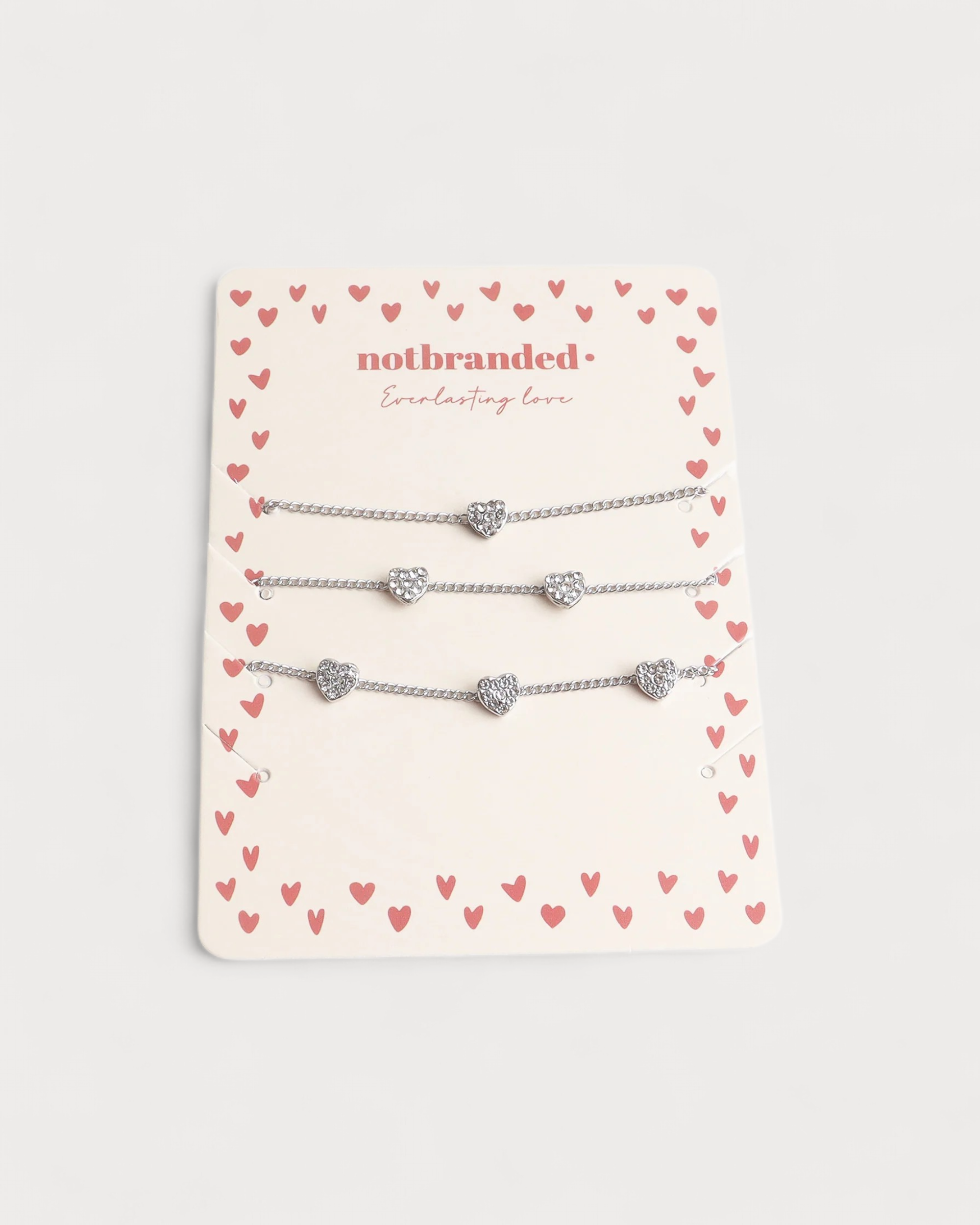 Everlasting love – Armband-Set (2, 3 oder 4) – Edelstahl