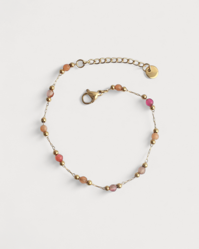 Sophia - Armband - Naturstein - Edelstahl