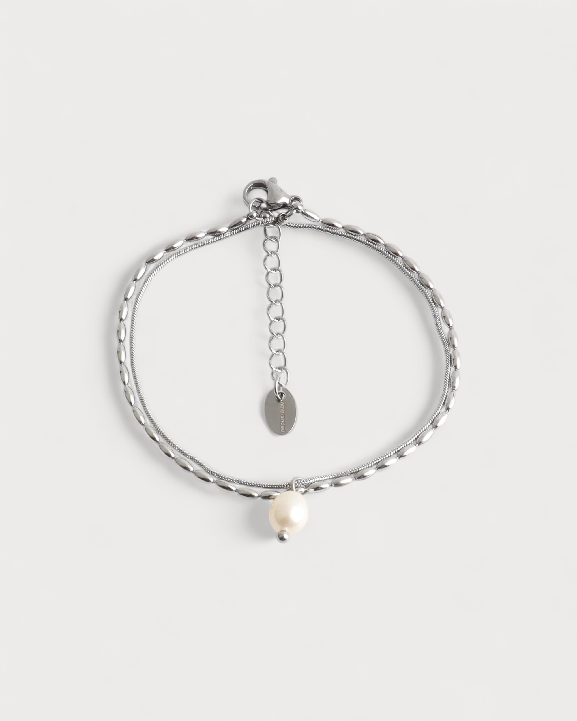 Minimalistic Pearl - Armband - Edelstahl