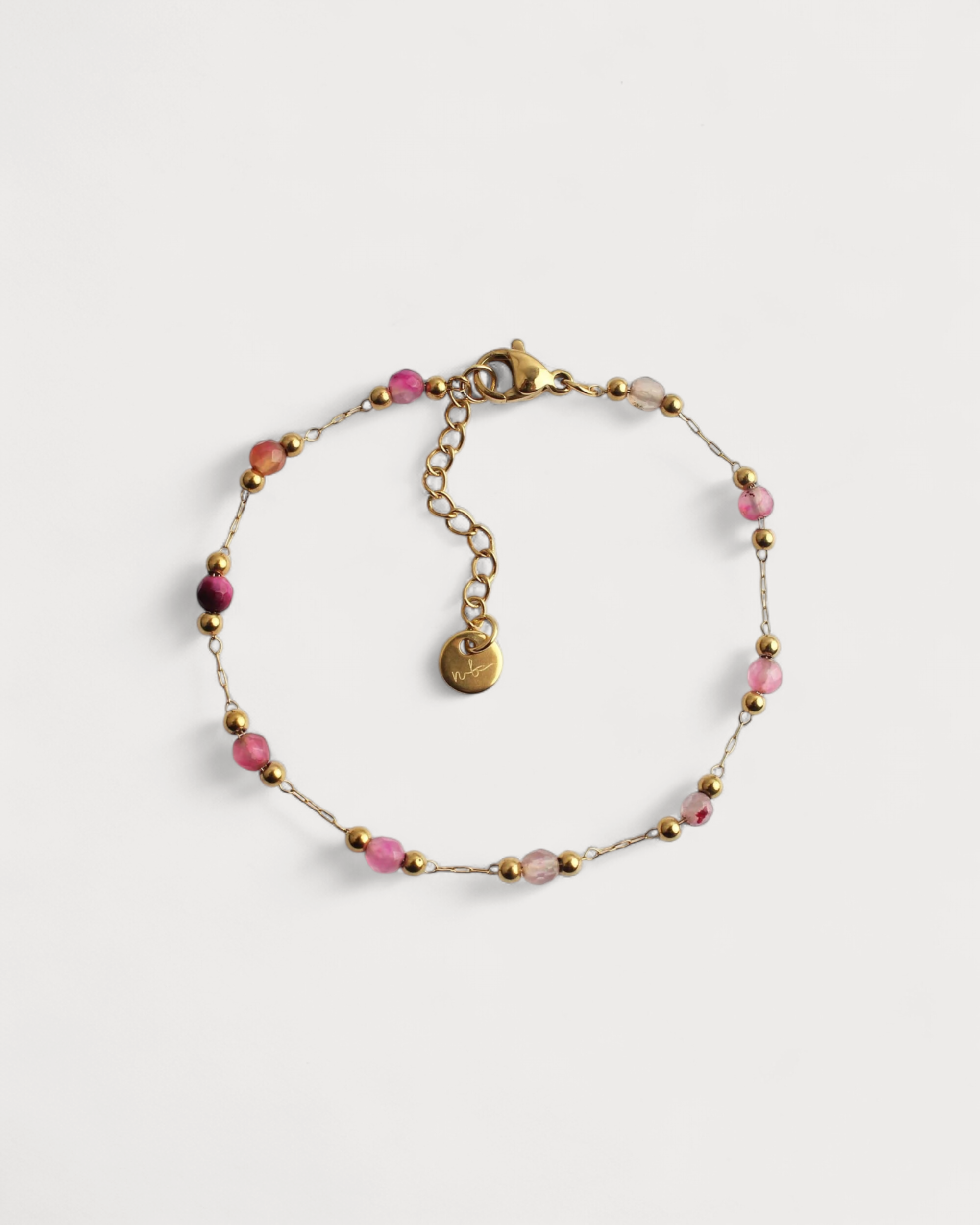 Sophia - Armband - Naturstein - Edelstahl