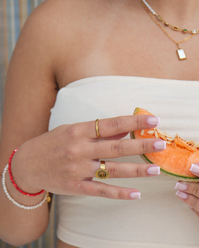 Grace - Ring - Edelstahl - Verstellbar