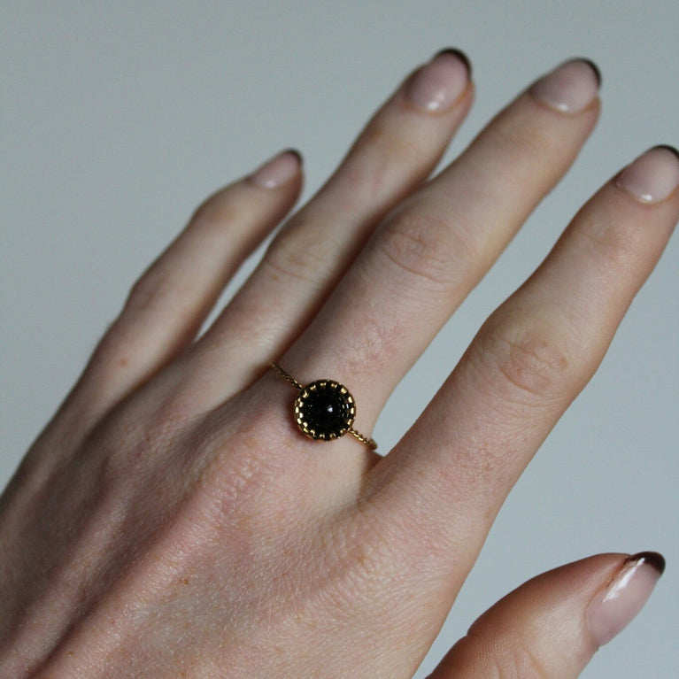 Tara | Ringe | Naturstein | Edelstahl | Einstellbar | Notbranded