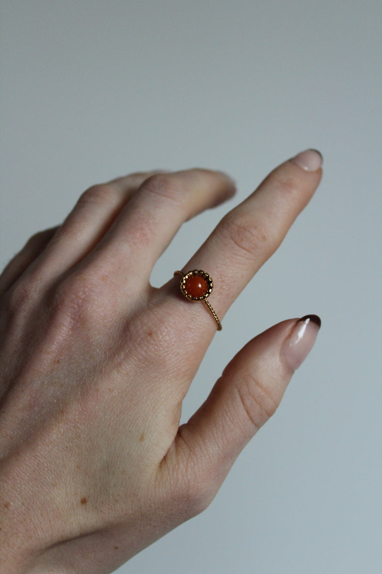 Tara | Ringe | Naturstein | Edelstahl | Einstellbar | Notbranded