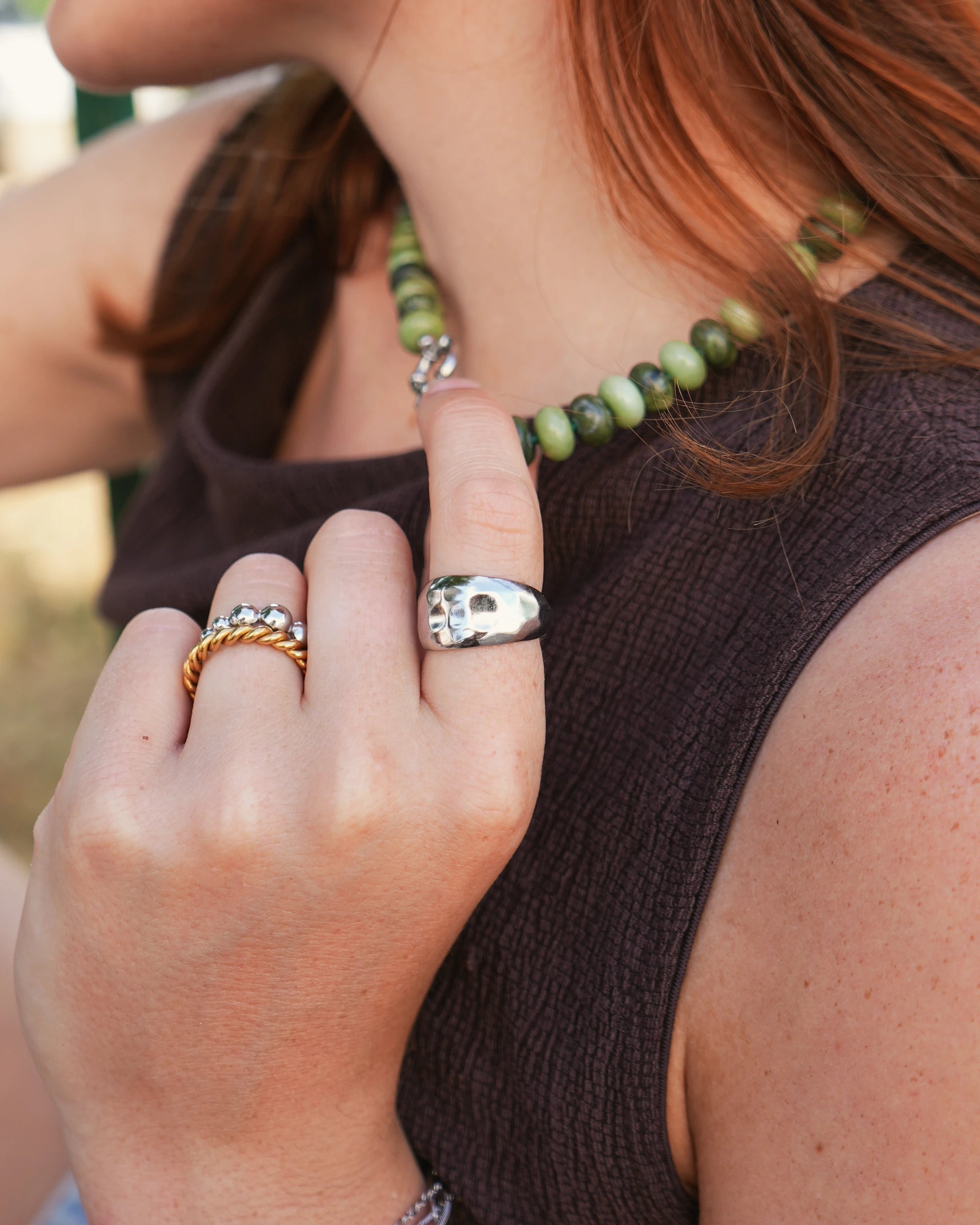Sarita - Ring - Edelstahl - Verstellbar