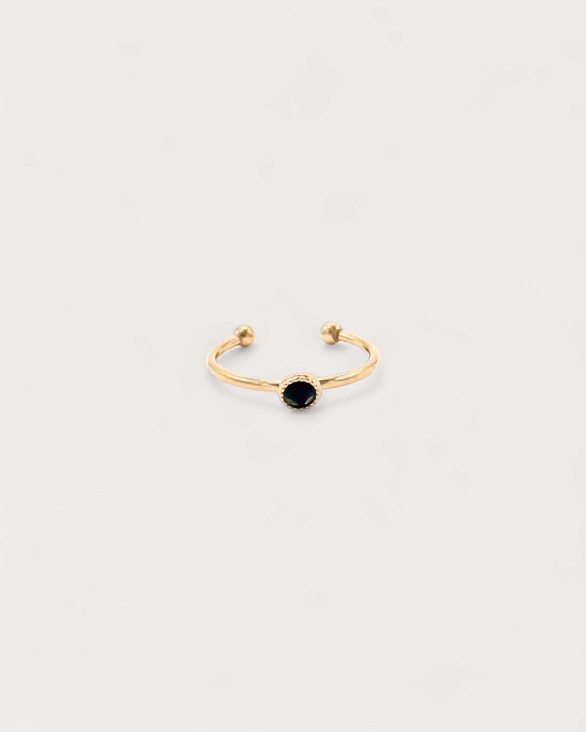 Strass - Ring - Edelstahl - Verstellbar
