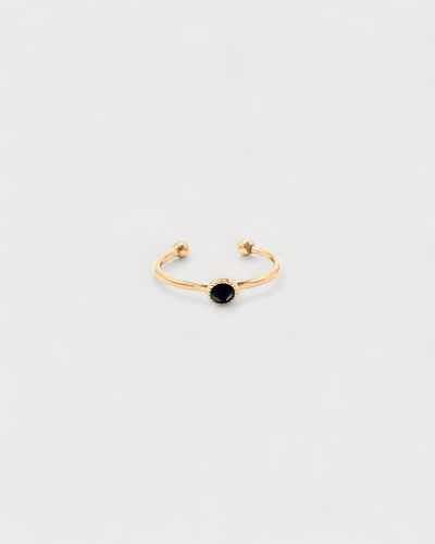 Strass - Ring - Edelstahl - Verstellbar