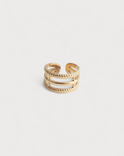 Axelle - Ring - Edelstahl - Verstellbar