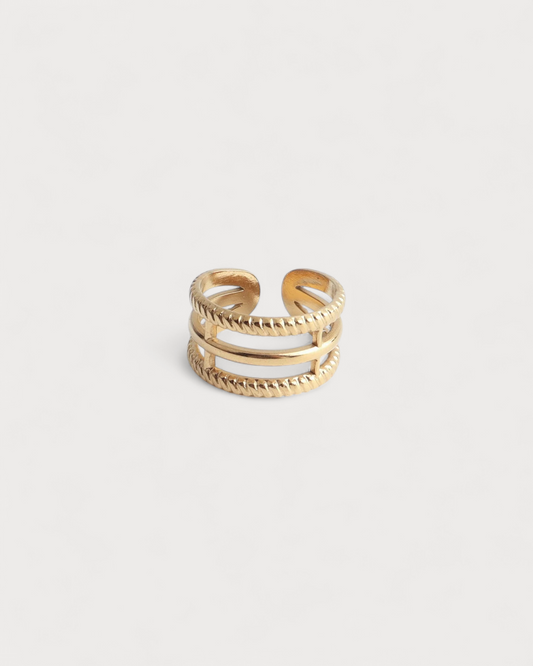 Axelle - Ring - Edelstahl - Verstellbar