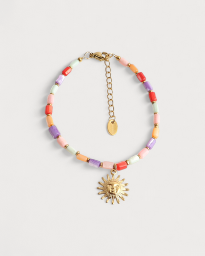 Sun Kissed - Armband - Naturstein - Edelstahl