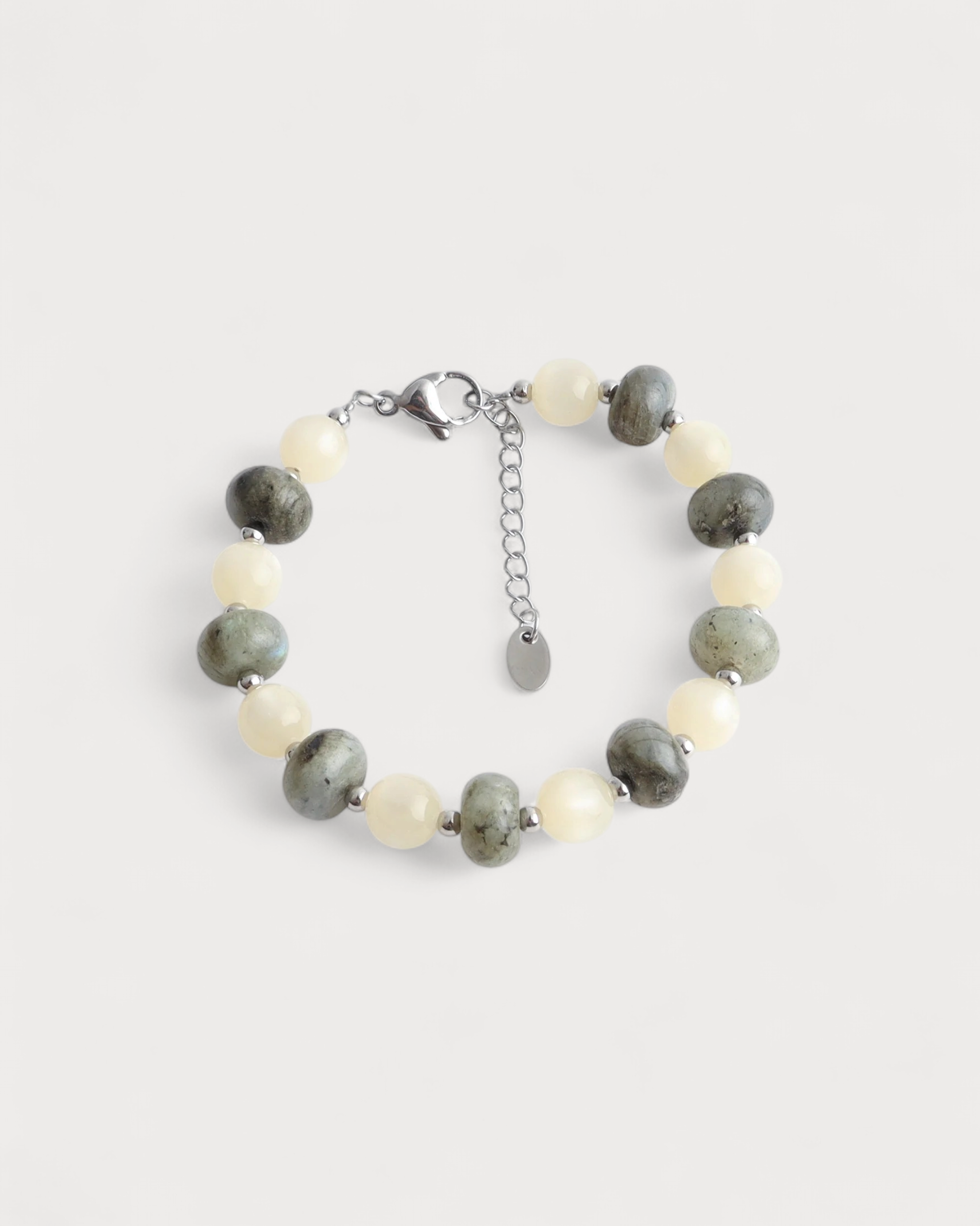 Laurel - Armband - Naturstein - Edelstahl