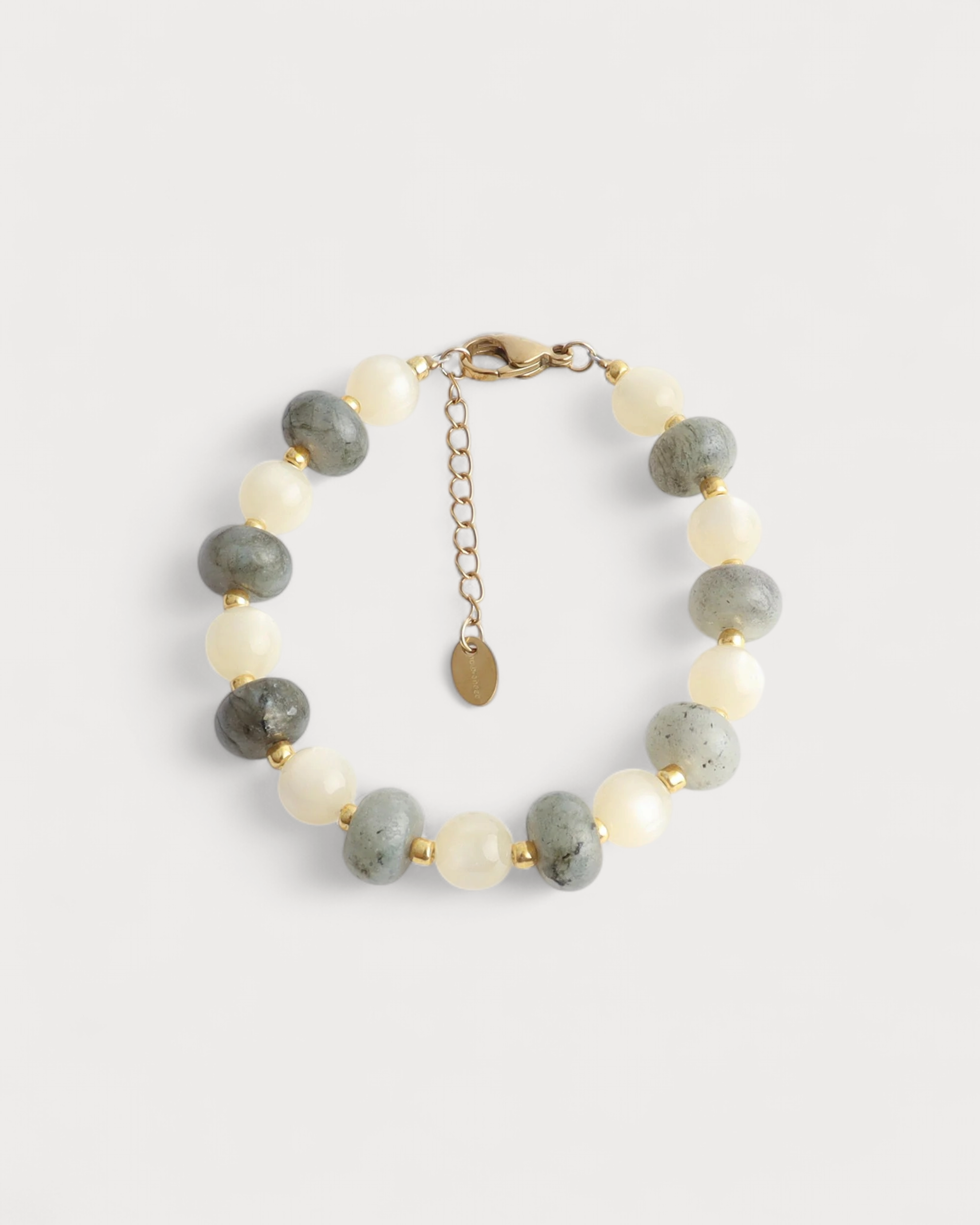 Laurel - Armband - Naturstein - Edelstahl