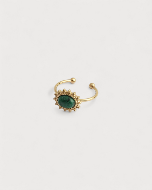 Jolie - Naturstein - Ring - Edelstahl